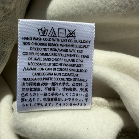 Fear of God Essentials Hoodie Grey Light Oatmeal Size Medium - Picture 8 of 12